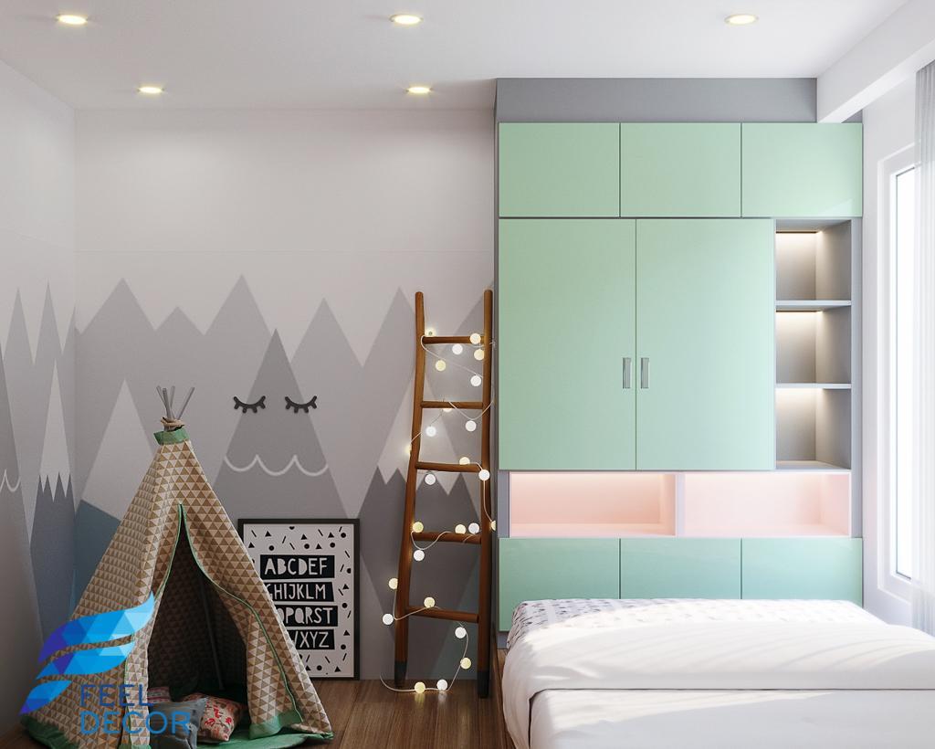 Thiết kế thi công nội thất căn hộ 81m2