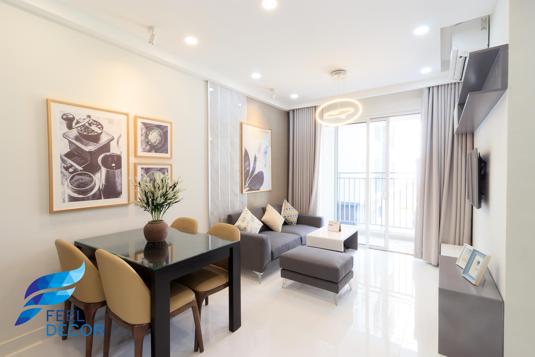 ảnh chụp thực tế căn hộ 66m2 chung cư Sunrise Riverside