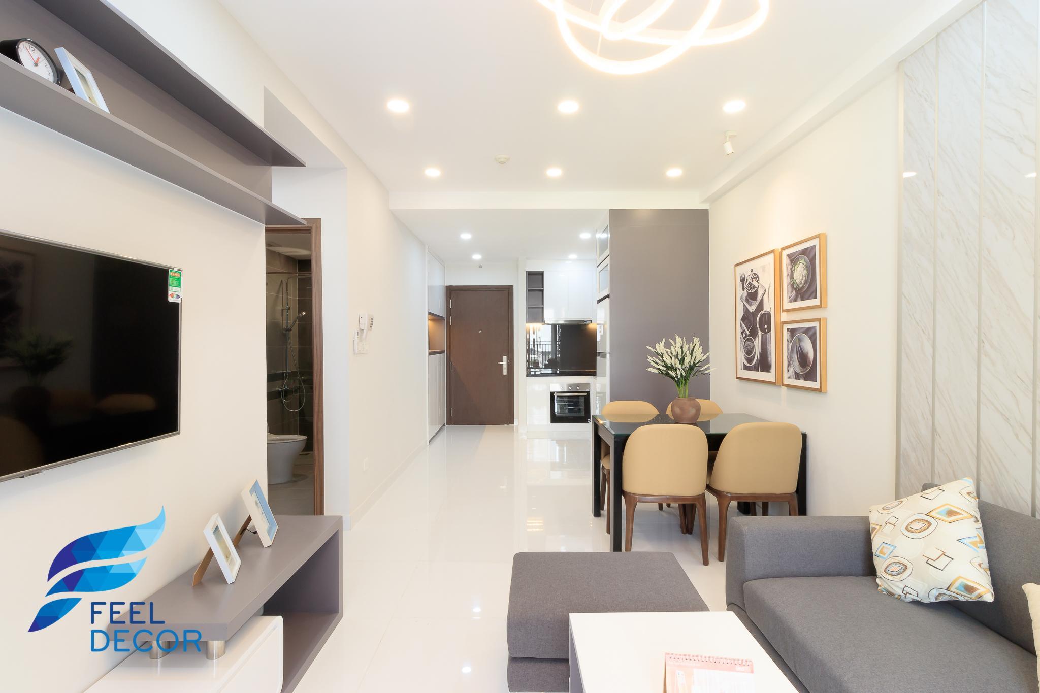 ảnh chụp thực tế căn hộ 66m2 chung cư Sunrise Riverside