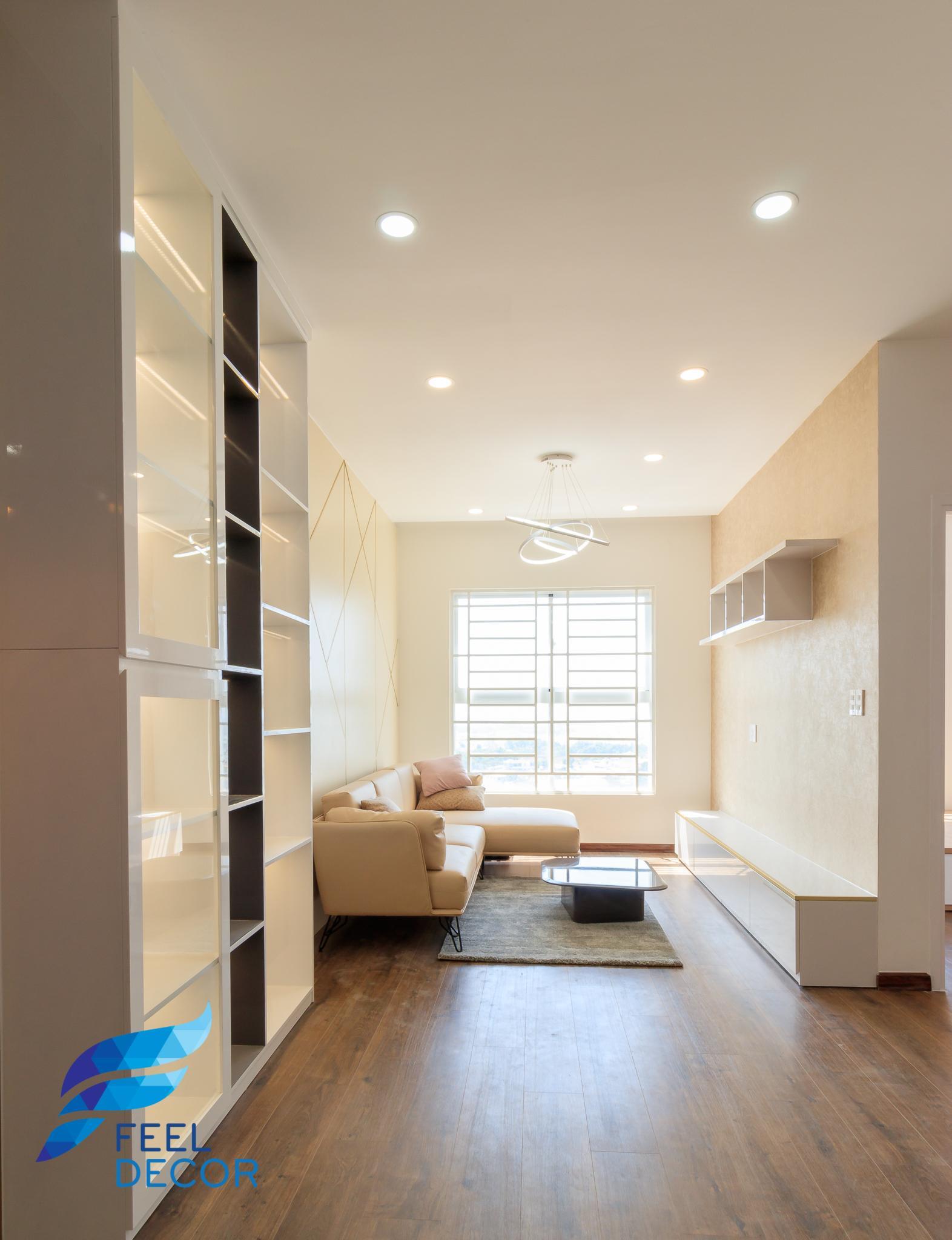 thiết kế nội thất căn hộ 2 phòng ngủ