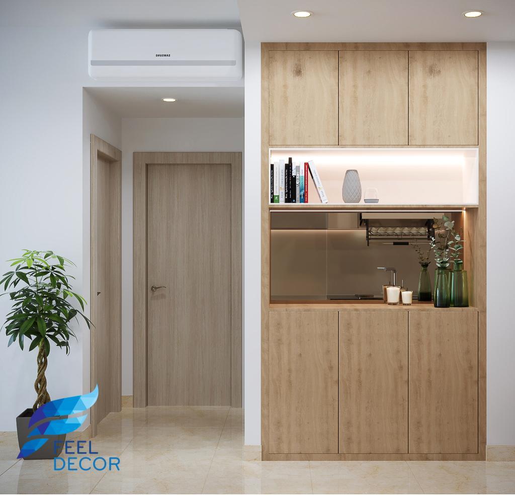 thiết kế hiện đại nội thất căn hộ 2 phòng ngủ (69m2)