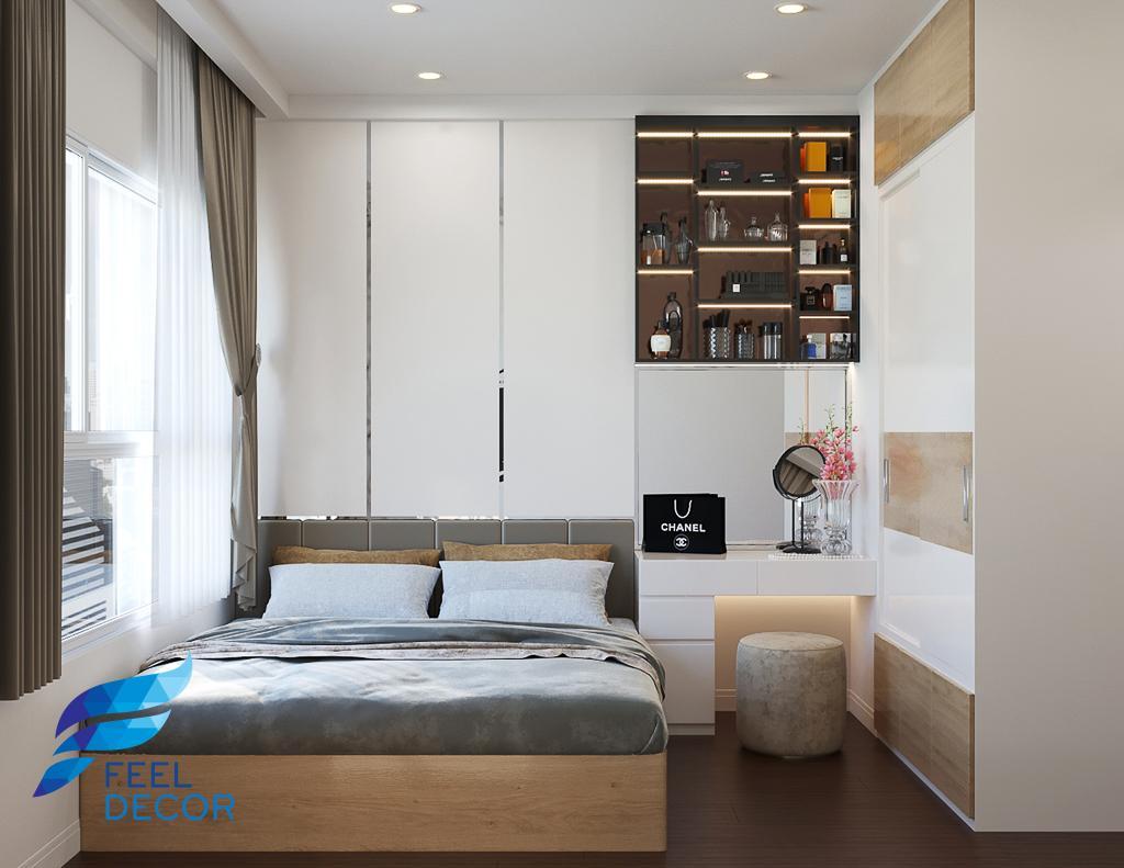 thiết kế hiện đại nội thất căn hộ 2 phòng ngủ (69m2)