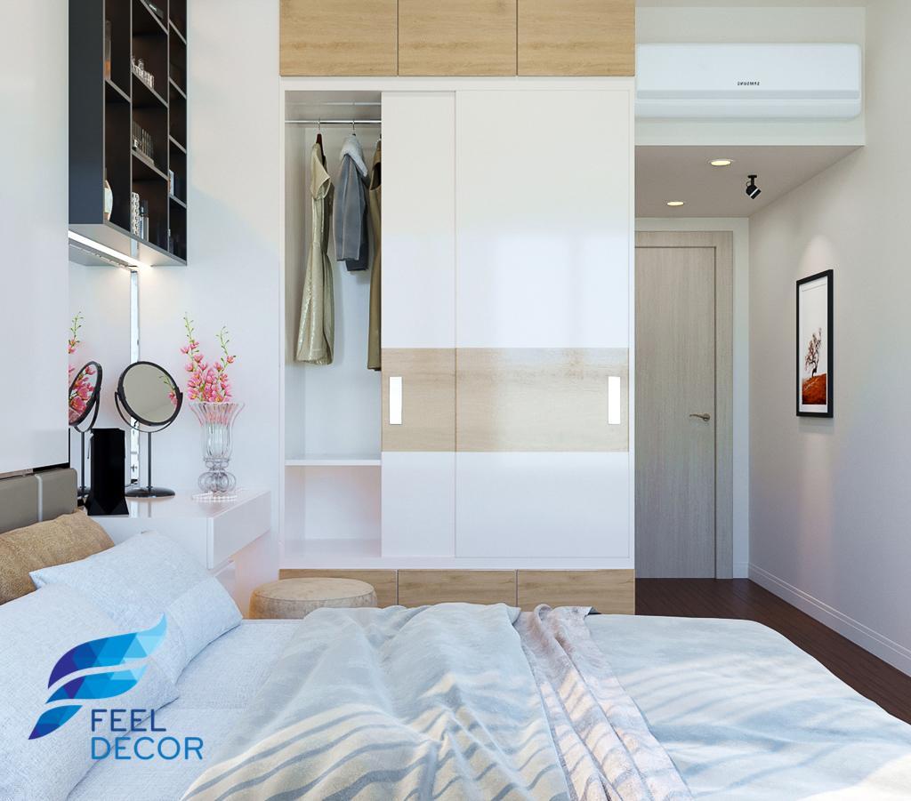 thiết kế hiện đại nội thất căn hộ 2 phòng ngủ (69m2)