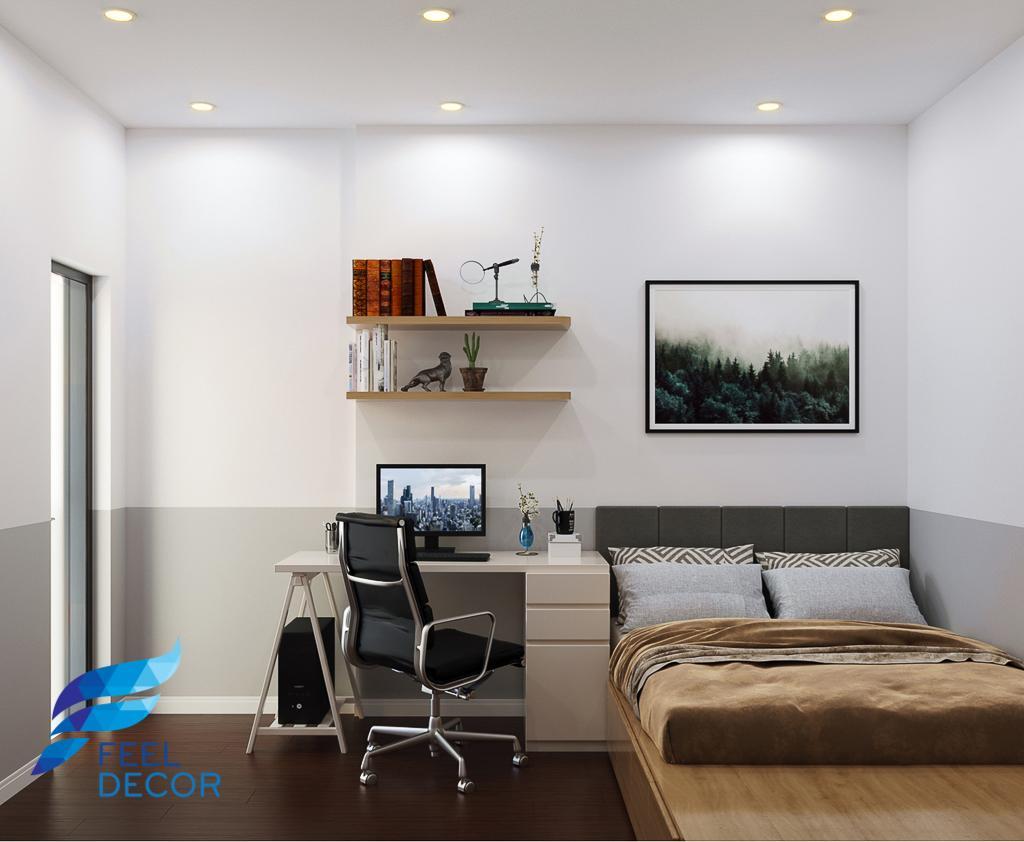 thiết kế hiện đại nội thất căn hộ 2 phòng ngủ (69m2)