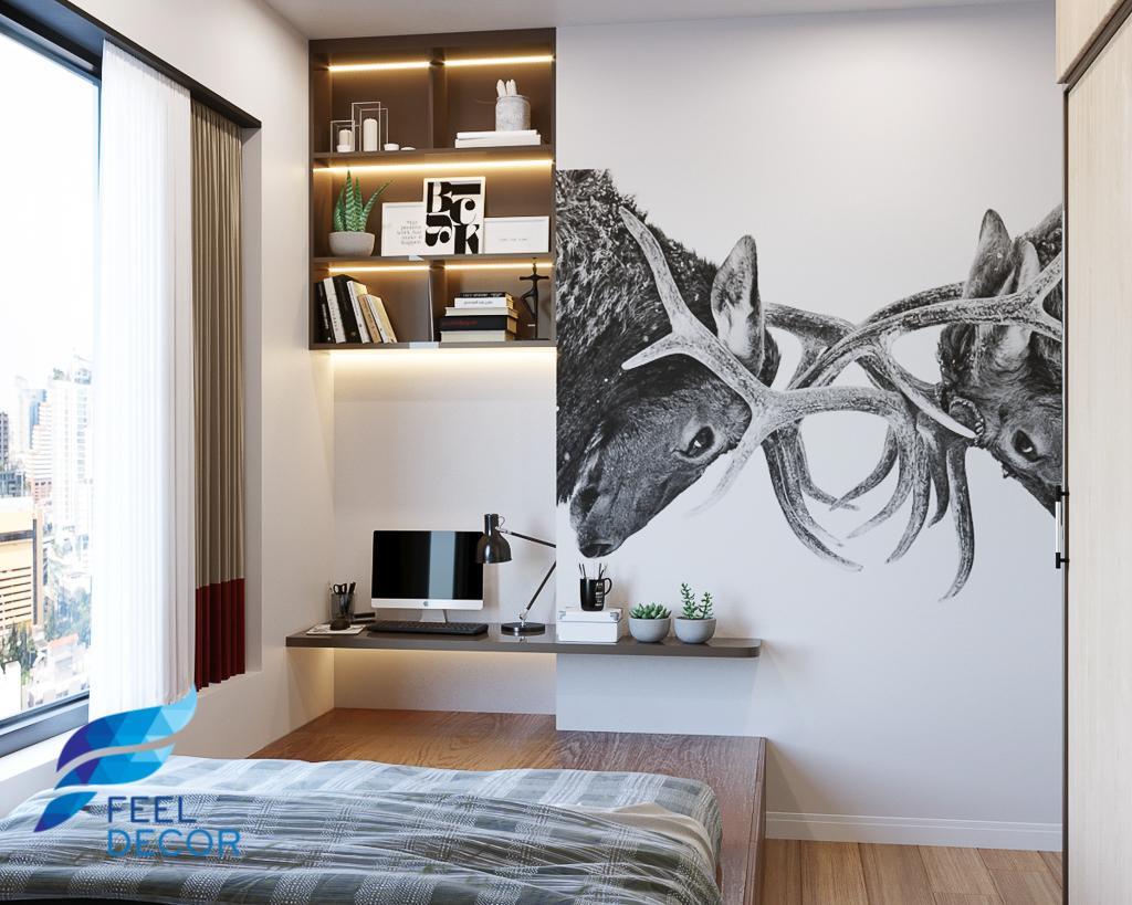thiết kế thi công nội thất căn hộ 3 phòng ngủ - 106m2