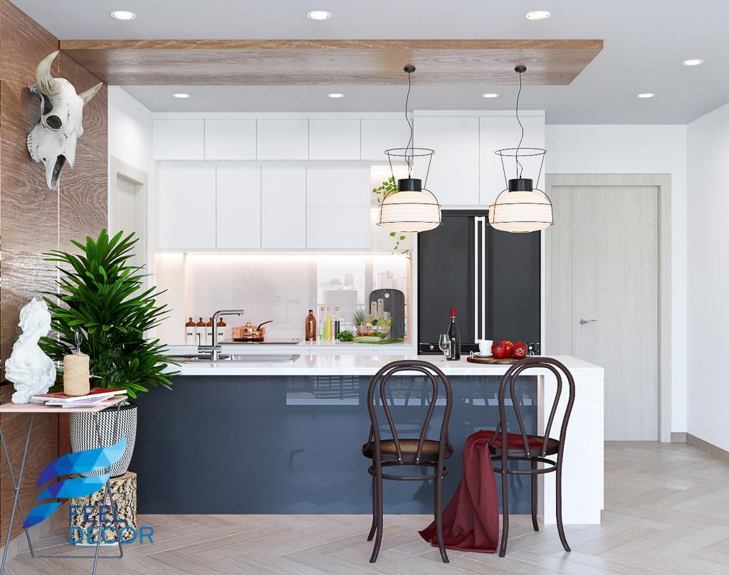 thiết kế thi công nội thất căn hộ 3 phòng ngủ - 106m2
