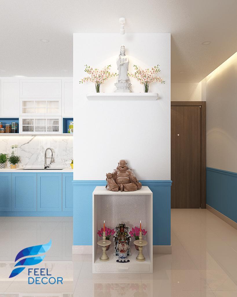 thiết kế thi công nội thất căn hộ 75m2