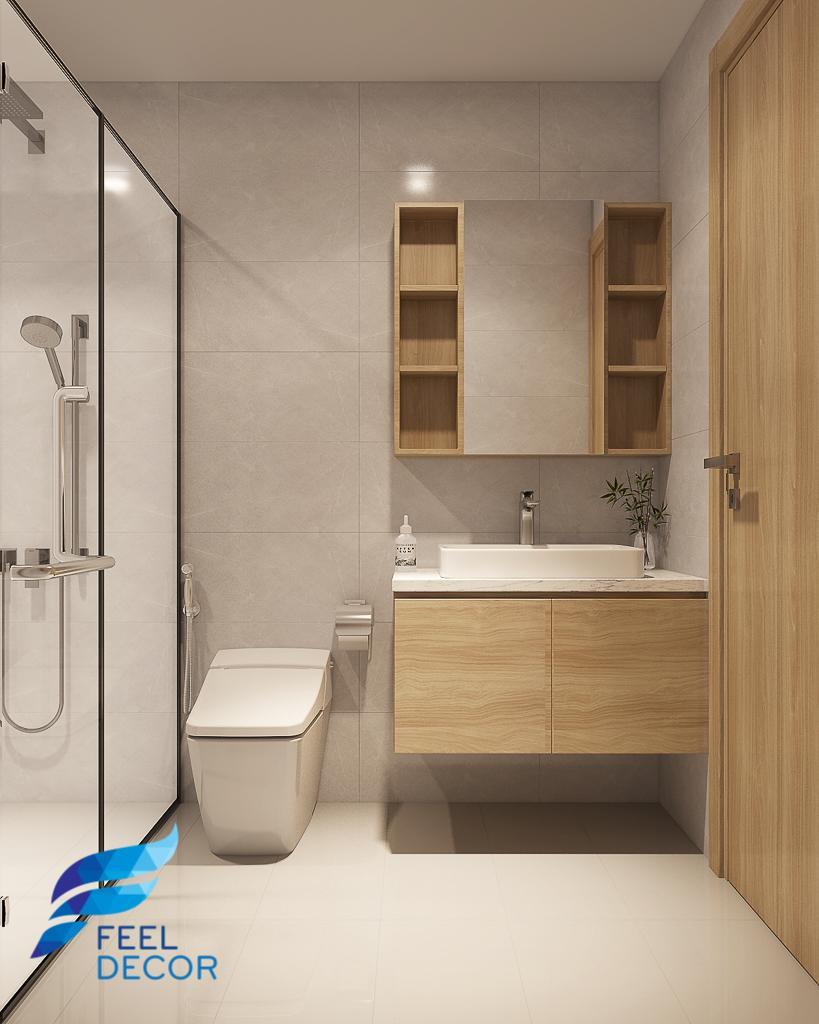 thiết kế thi công nội thất căn hộ 75m2