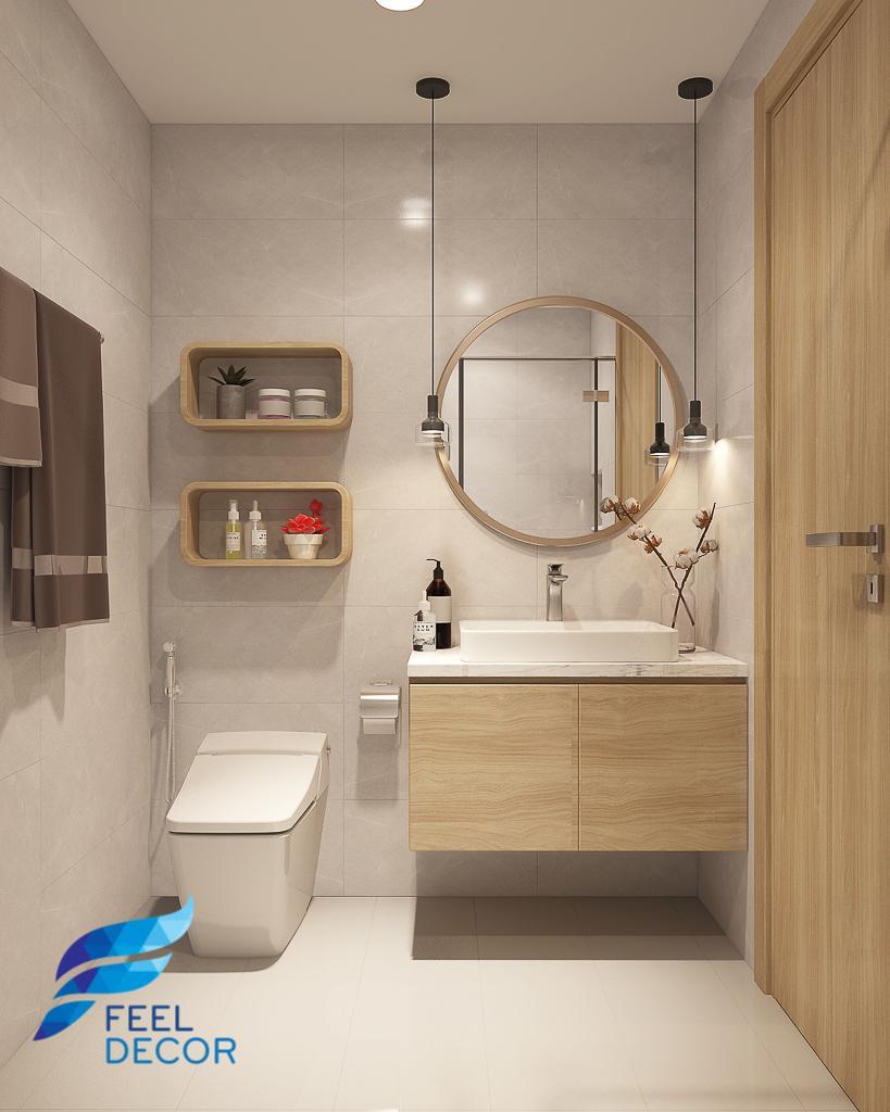 thiết kế thi công nội thất căn hộ 75m2