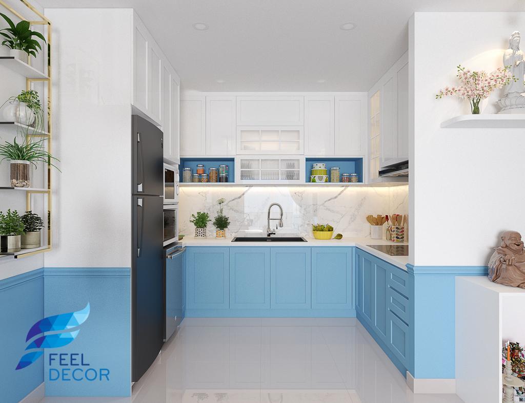 thiết kế thi công nội thất căn hộ 75m2