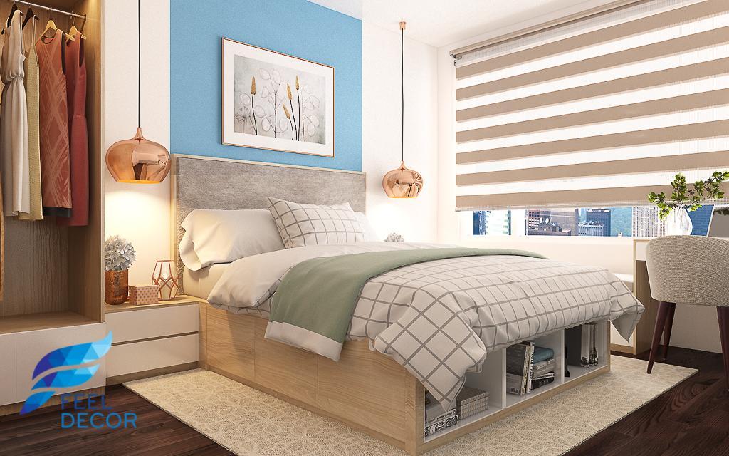 thiết kế thi công nội thất căn hộ 75m2