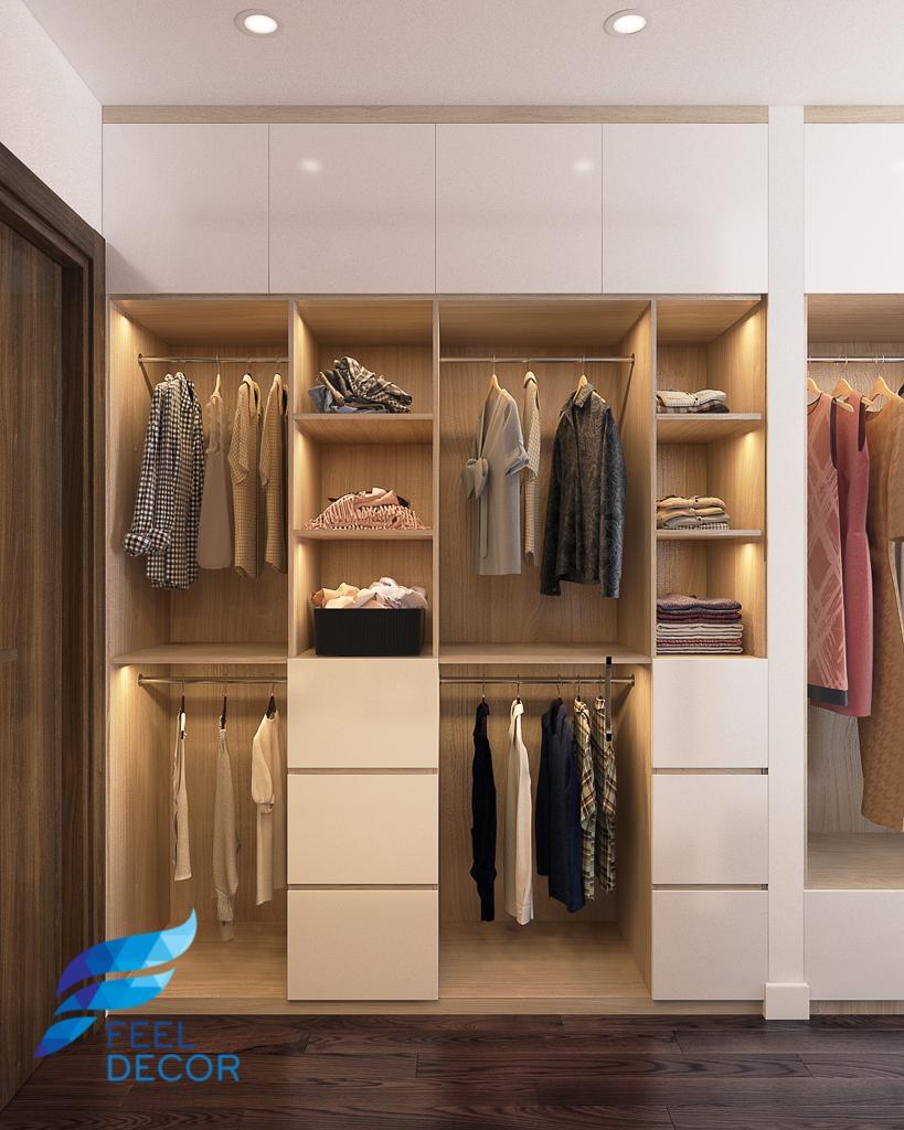 thiết kế thi công nội thất căn hộ 75m2