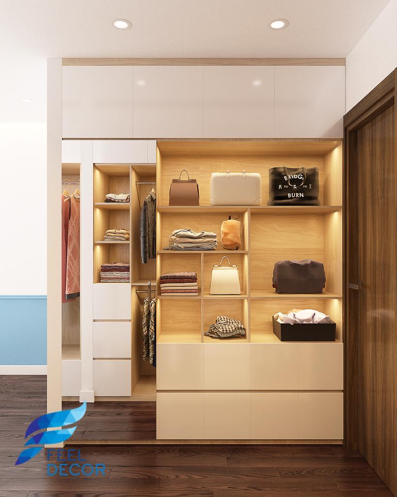 thiết kế thi công nội thất căn hộ 75m2