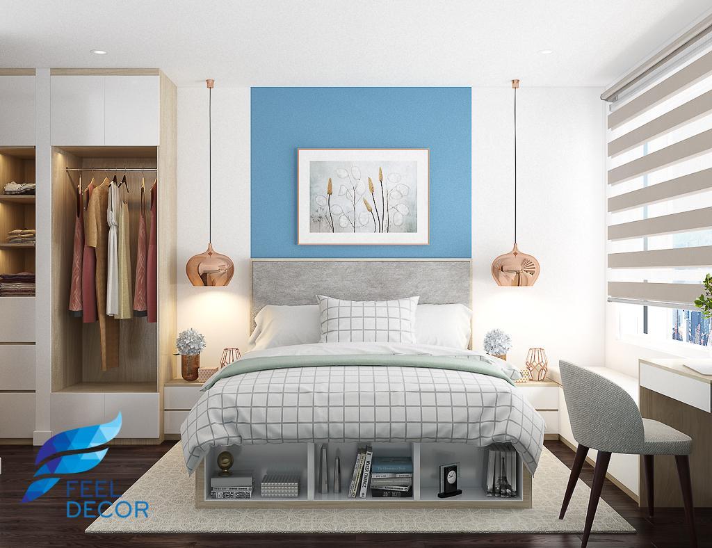 thiết kế thi công nội thất căn hộ 75m2
