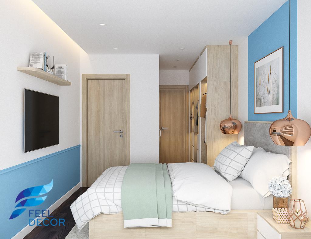 thiết kế thi công nội thất căn hộ 75m2