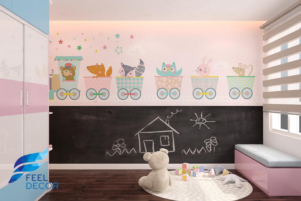 thiết kế thi công nội thất căn hộ 75m2