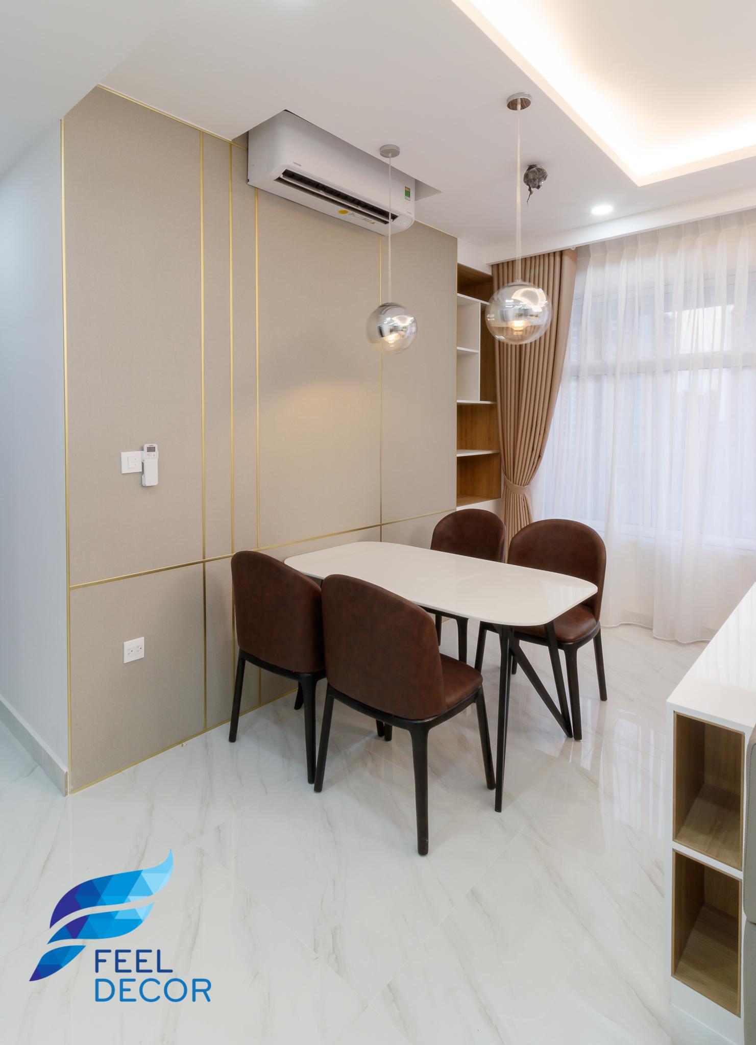 nội thất căn hộ The Sunrise Riverside hình ảnh thực tế 2 phòng ngủ hiện đại