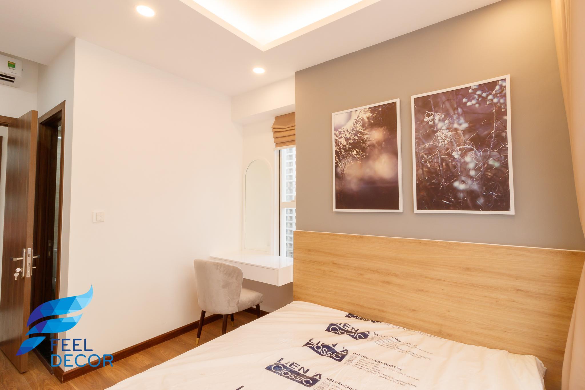 nội thất căn hộ The Sunrise Riverside hình ảnh thực tế 2 phòng ngủ hiện đại