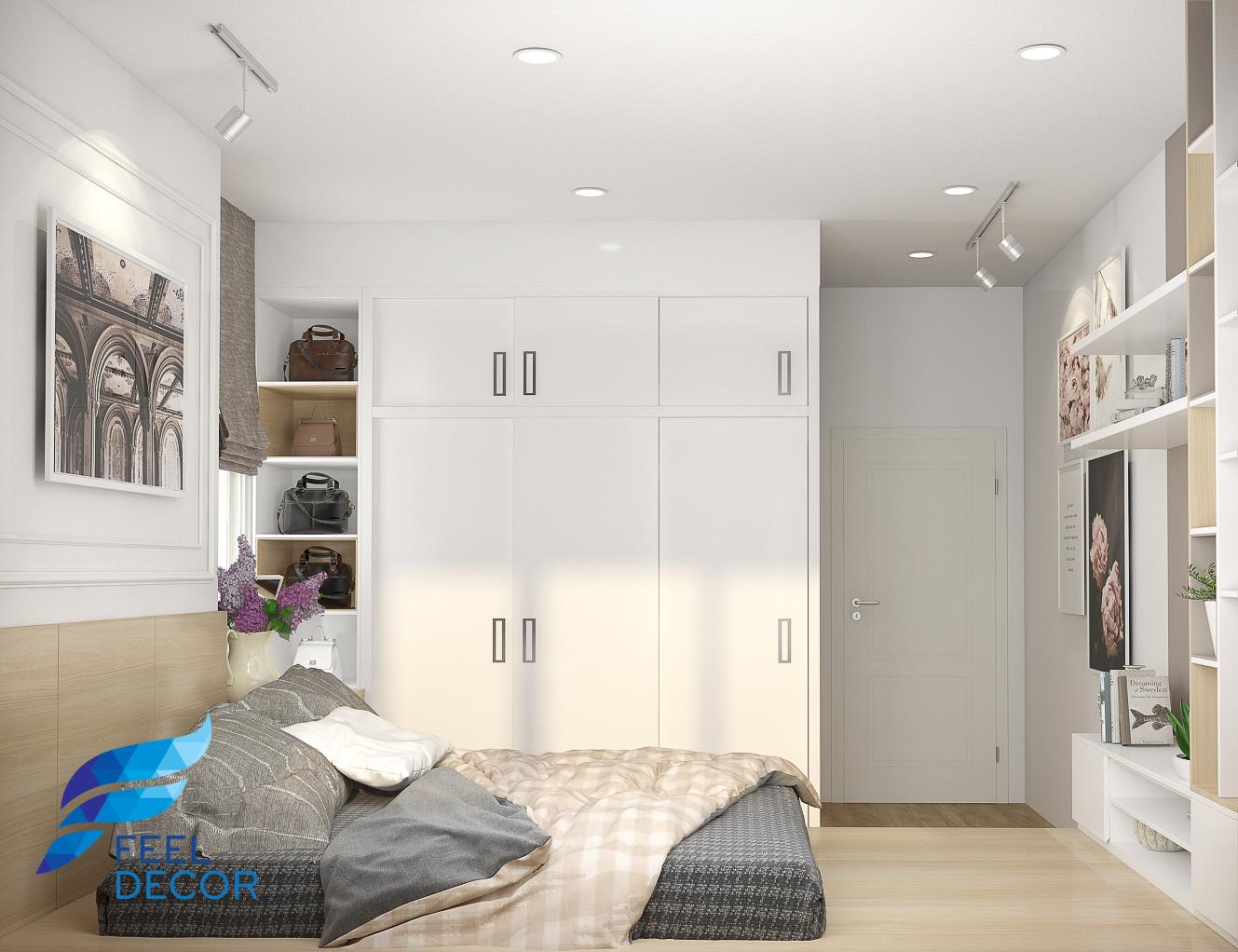 thiết kế thi công nội thất căn hộ 90m2 – 3 phòng ngủ chung cư Sunrise Riverside