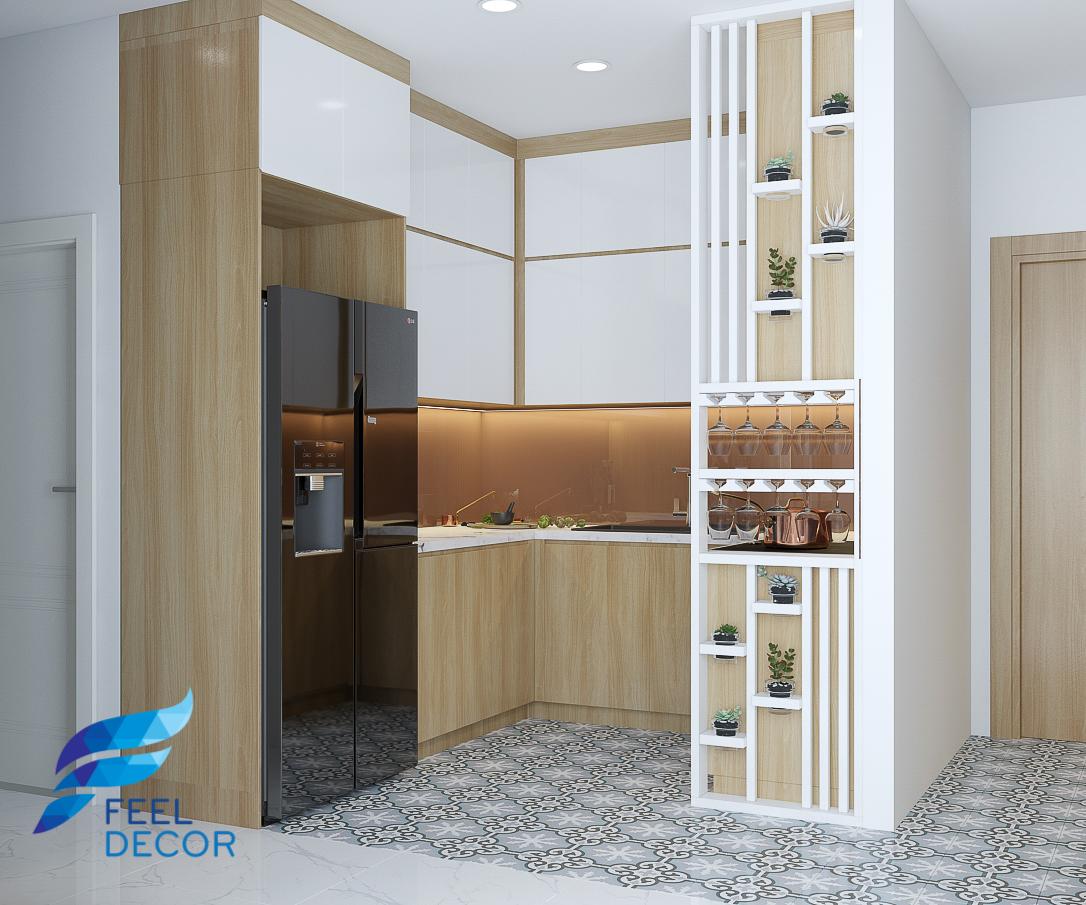 thiết kế thi công nội thất căn hộ 90m2 – 3 phòng ngủ chung cư Sunrise Riverside
