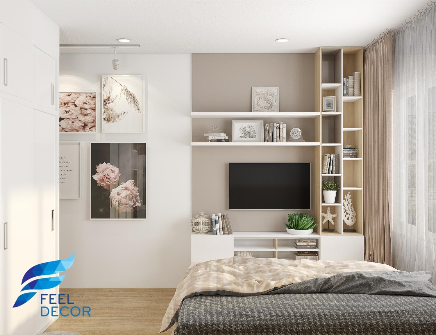 thiết kế thi công nội thất căn hộ 90m2 – 3 phòng ngủ chung cư Sunrise Riverside