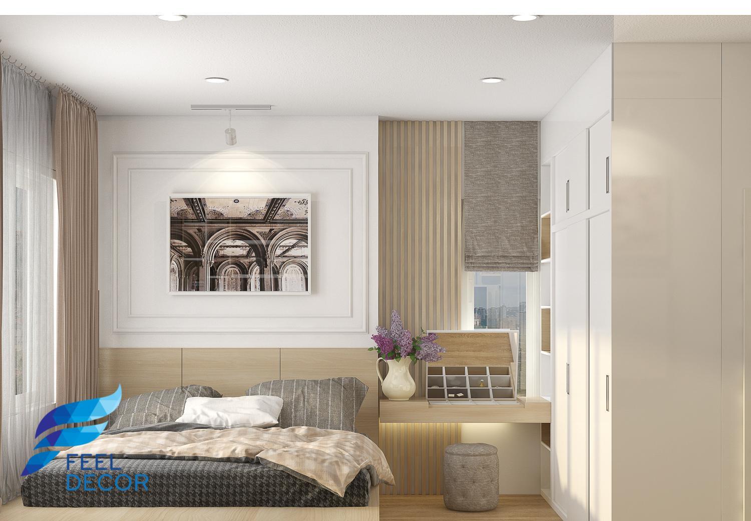 thiết kế thi công nội thất căn hộ 90m2 – 3 phòng ngủ chung cư Sunrise Riverside