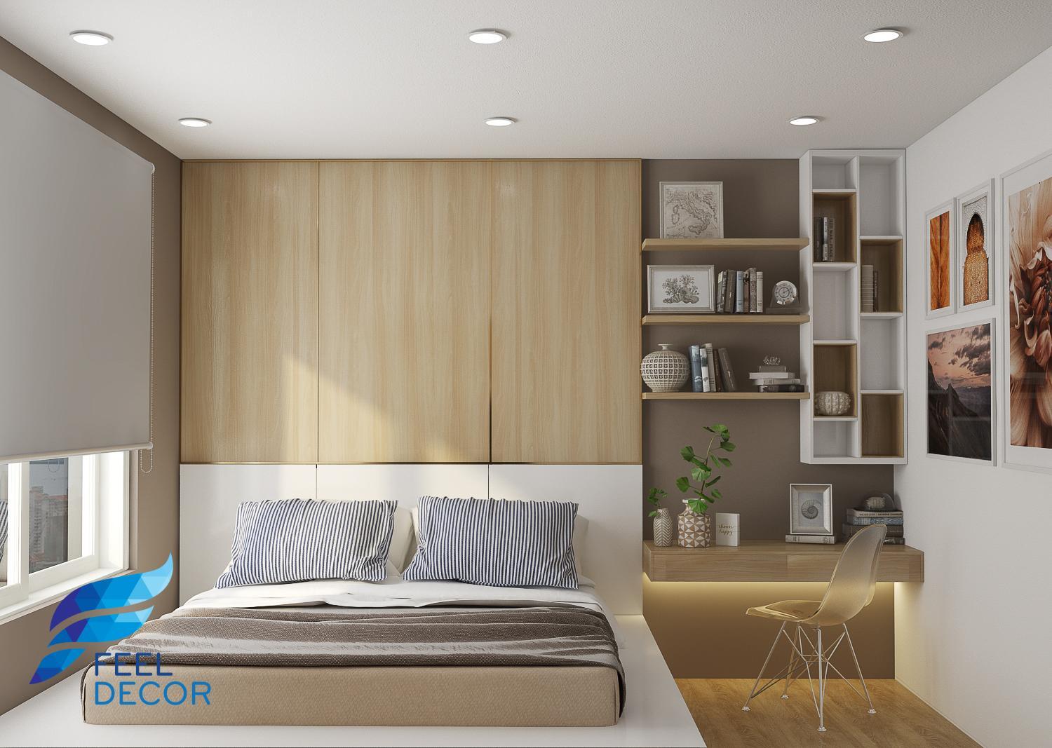 thiết kế thi công nội thất căn hộ 90m2 – 3 phòng ngủ chung cư Sunrise Riverside