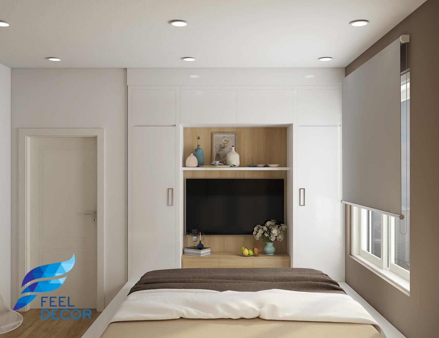 thiết kế thi công nội thất căn hộ 90m2 – 3 phòng ngủ chung cư Sunrise Riverside
