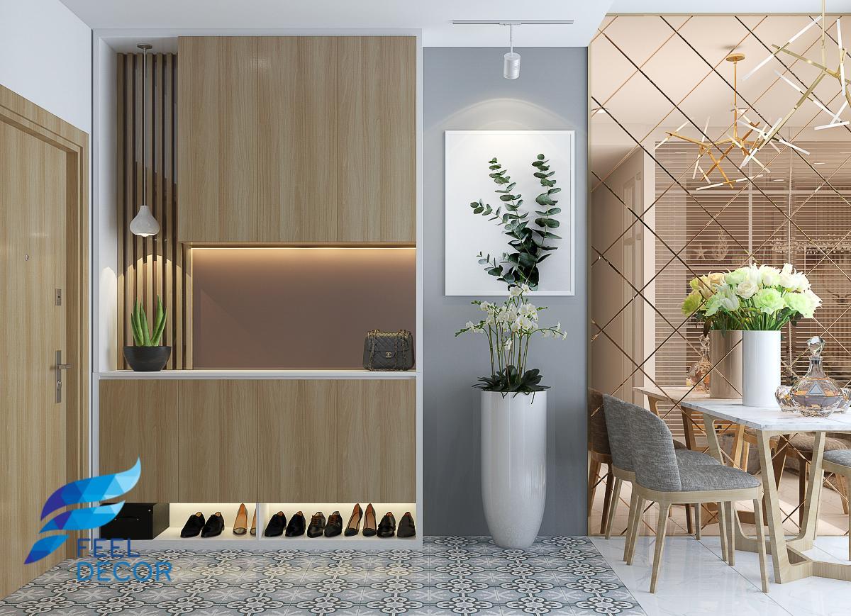 thiết kế thi công nội thất căn hộ 90m2 – 3 phòng ngủ chung cư Sunrise Riverside