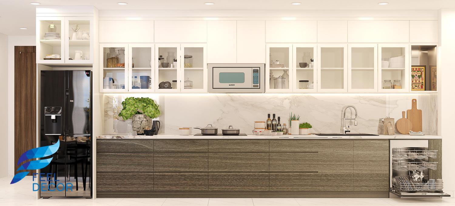 thiết kế thi công nội thất căn hộ 92m2