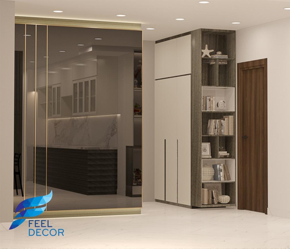 thiết kế thi công nội thất căn hộ 92m2