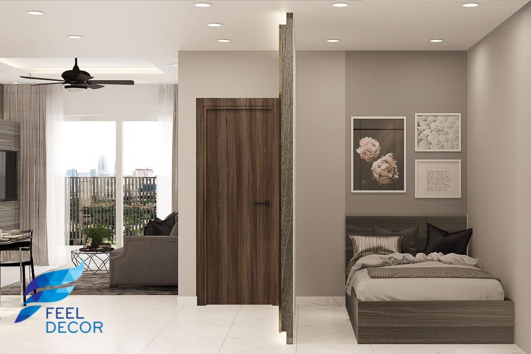 thiết kế thi công nội thất căn hộ 92m2