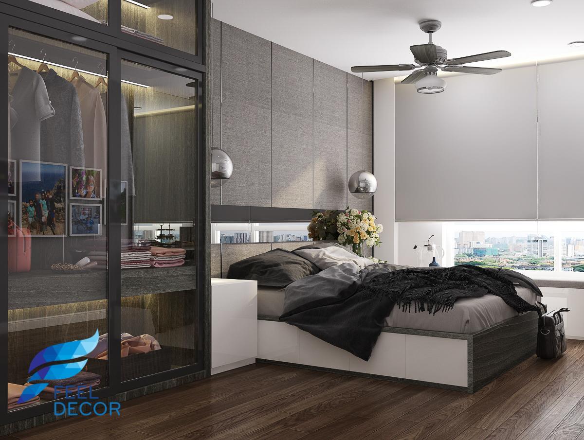 thiết kế thi công nội thất căn hộ 92m2