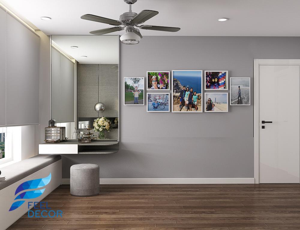 thiết kế thi công nội thất căn hộ 92m2