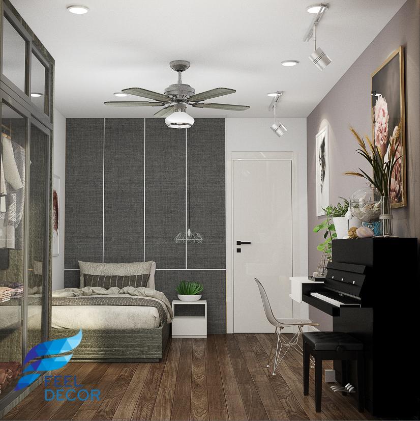 thiết kế thi công nội thất căn hộ 92m2