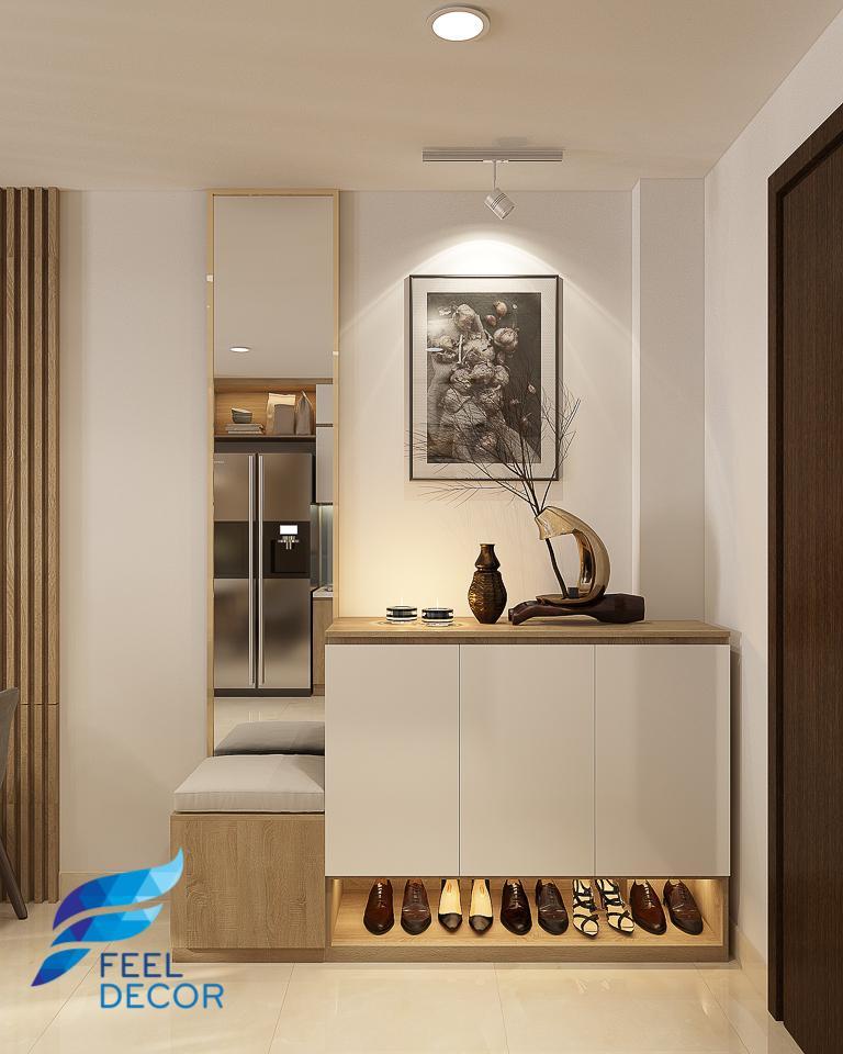 thiết kế thi công nội thất căn hộ 95m2
