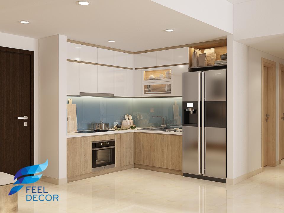 thiết kế thi công nội thất căn hộ 95m2