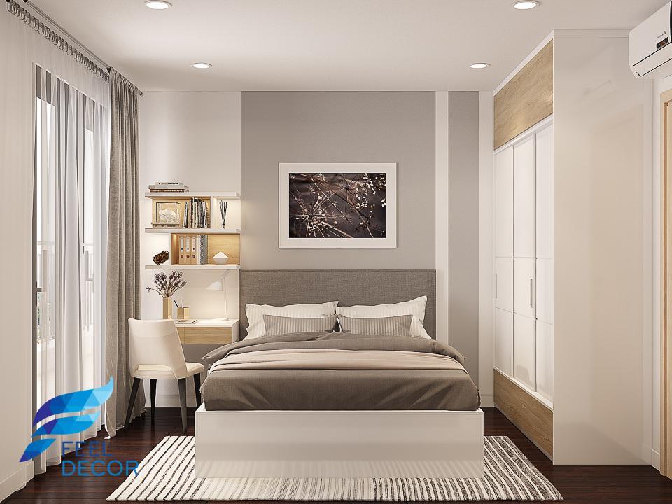 thiết kế thi công nội thất căn hộ 95m2