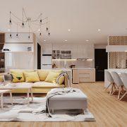 Trang trí nội thất căn hộ Scandinavian hiện đại, tối giản với điểm nhấn tinh tế