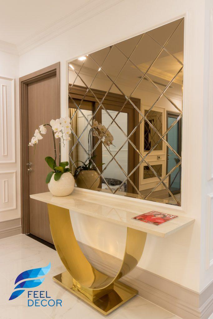 Hình ảnh thực tế thiết kế thi công nội thất căn hộ 2 phòng ngủ 84m2 tòa nhà Landmark 81