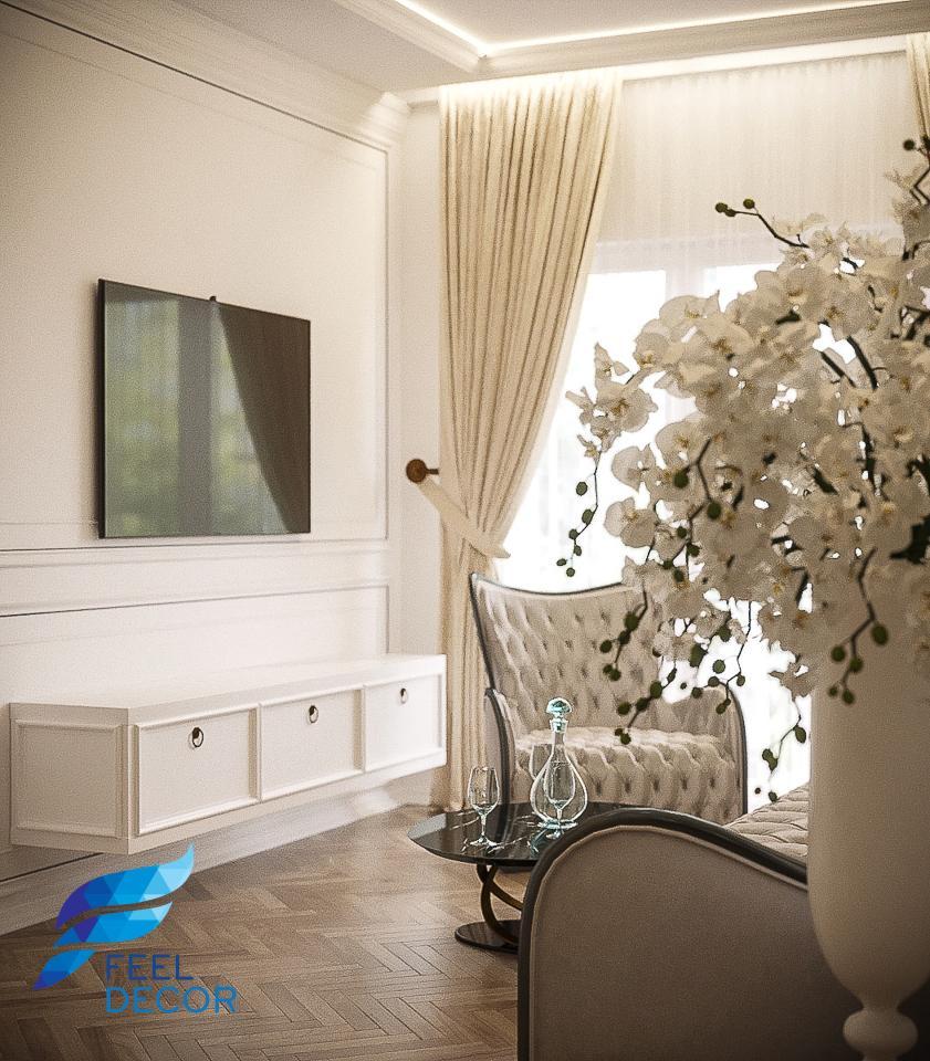 Thiết kế thi công nội thất căn hộ 85m2 (2 phòng ngủ) chung cư Hà Đô Centrosa Garden