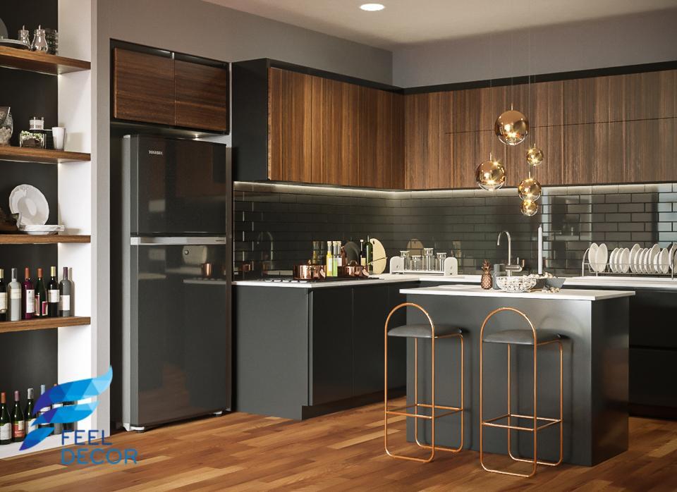 Hình ảnh: Thiết kế thi công nội thất căn hộ 3 phòng ngủ 103m2 chung cư Saigon Royal