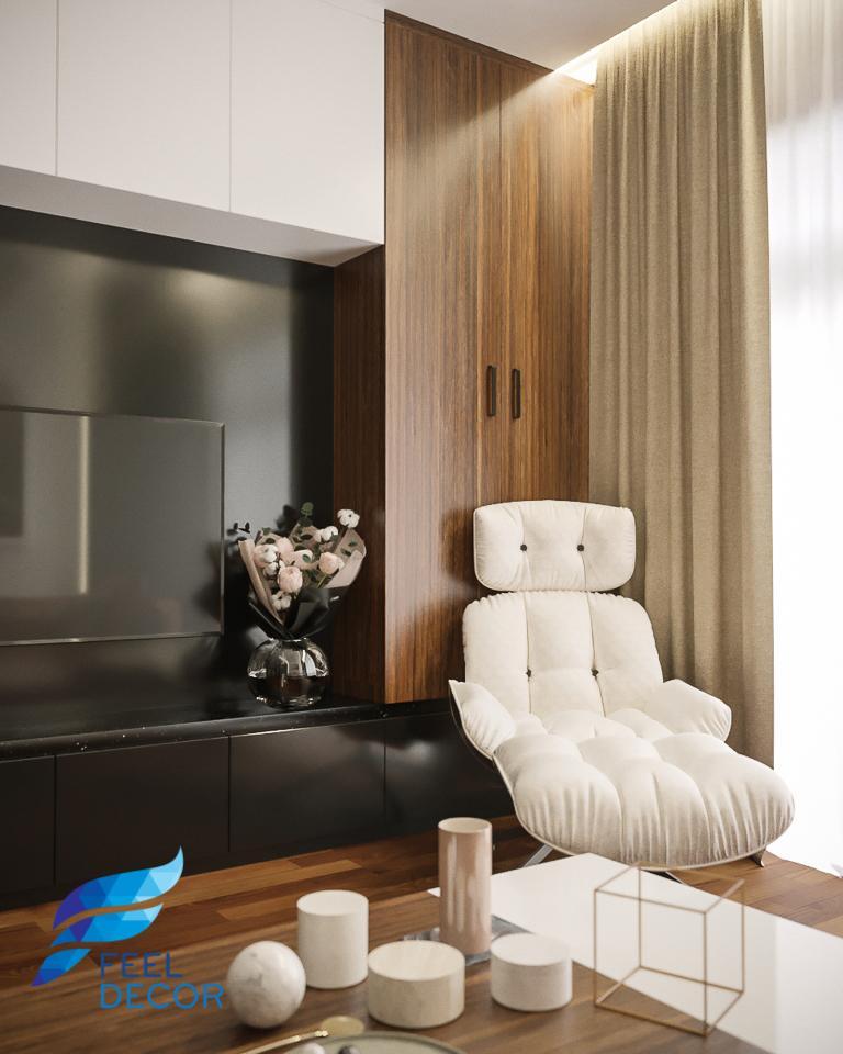Hình ảnh: Thiết kế thi công nội thất căn hộ 3 phòng ngủ 103m2 chung cư Saigon Royal