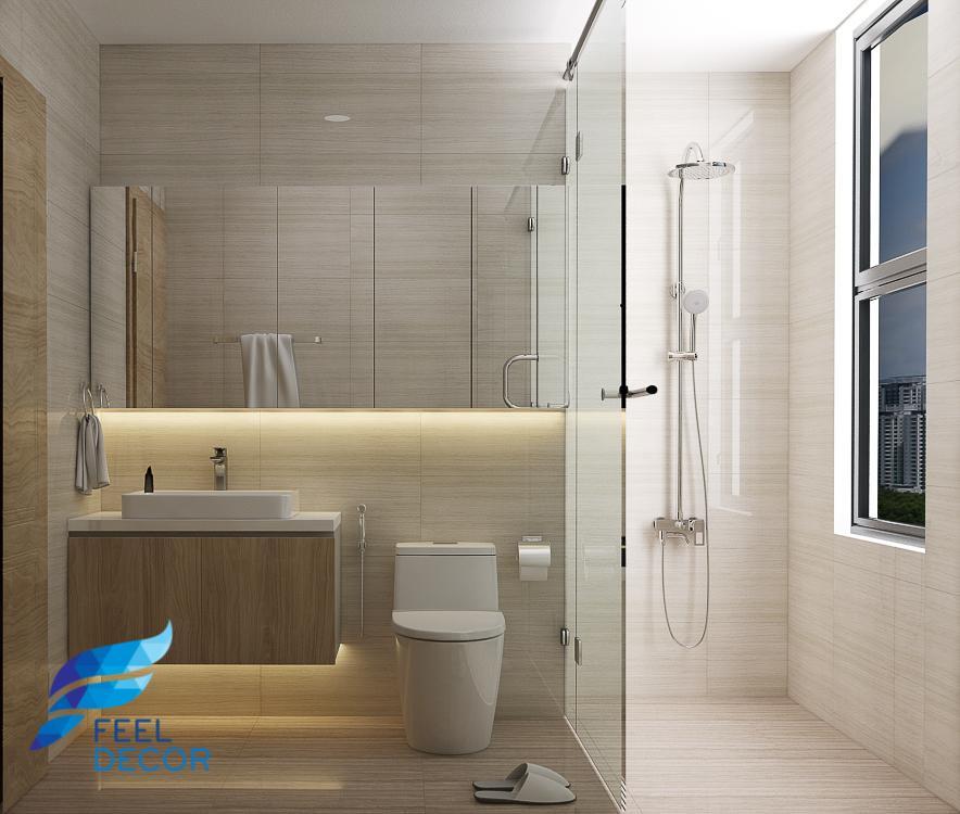 Hình ảnh: Thiết kế – thi công nội thất căn hộ 110m2 chung cư Saigon Royal – 3 phòng ngủ