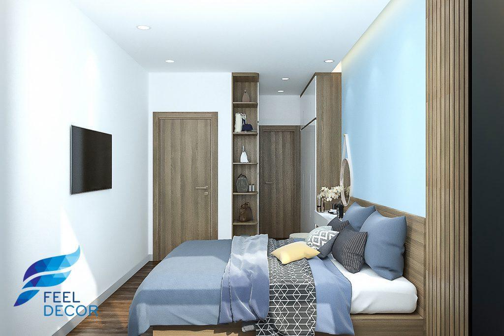 Hình ảnh: Thiết kế thi công nội thất căn hộ 2 phòng ngủ 71m2 chung cư Sunrise Riverside
