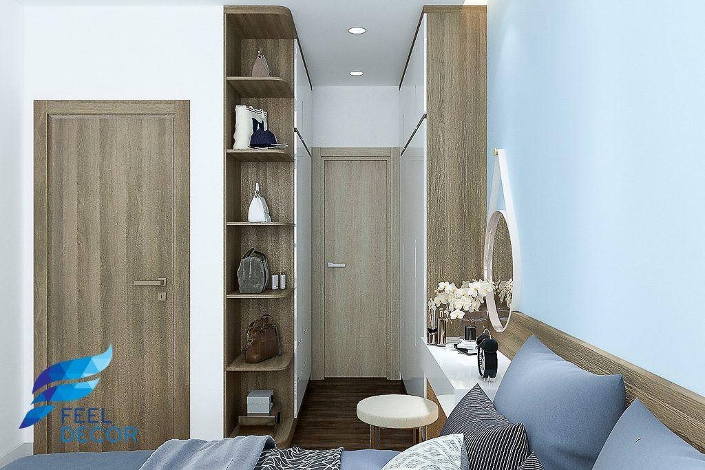 Hình ảnh: Thiết kế thi công nội thất căn hộ 2 phòng ngủ 71m2 chung cư Sunrise Riverside