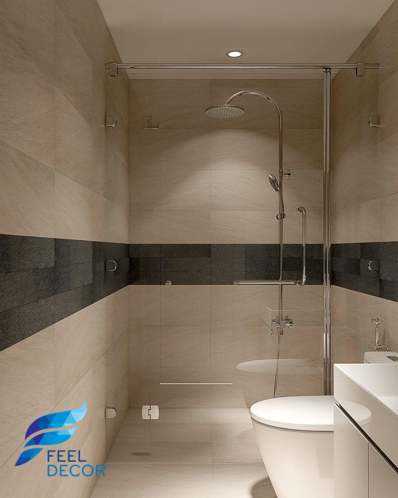 Hình ảnh: Thiết kế thi công nội thất căn hộ 2 phòng ngủ 71m2 chung cư Sunrise Riverside