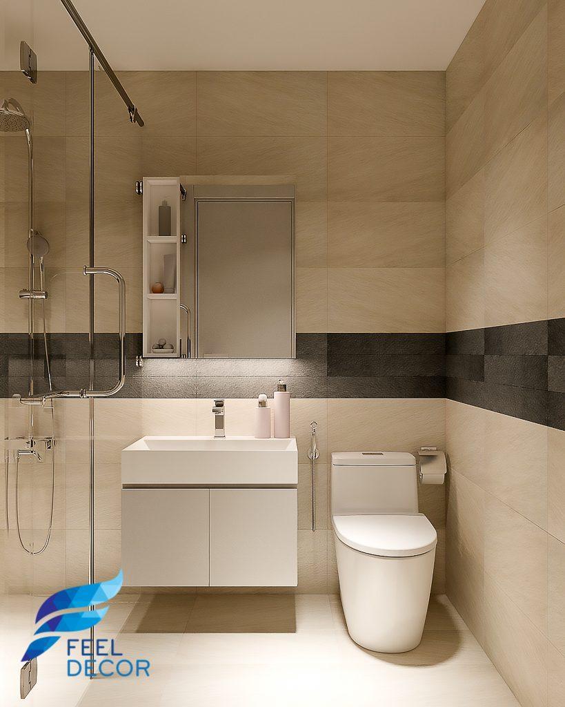 Hình ảnh: Thiết kế thi công nội thất căn hộ 2 phòng ngủ 71m2 chung cư Sunrise Riverside