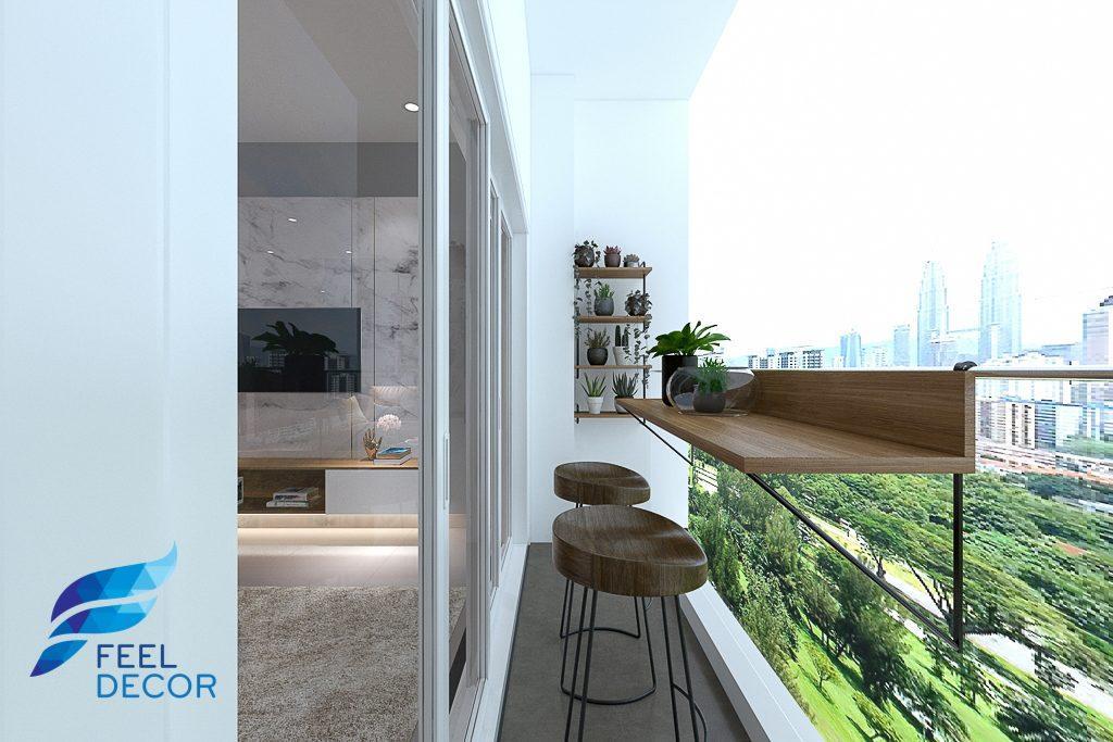 Hình ảnh: Thiết kế thi công nội thất căn hộ 82m2 (2 phòng ngủ) chung cư Sadora Sala