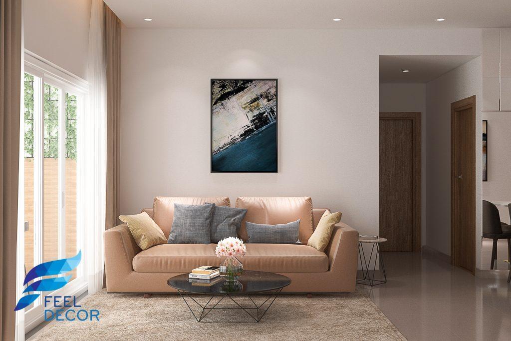 Hình ảnh: Thiết kế thi công nội thất căn hộ 82m2 (2 phòng ngủ) chung cư Sadora Sala